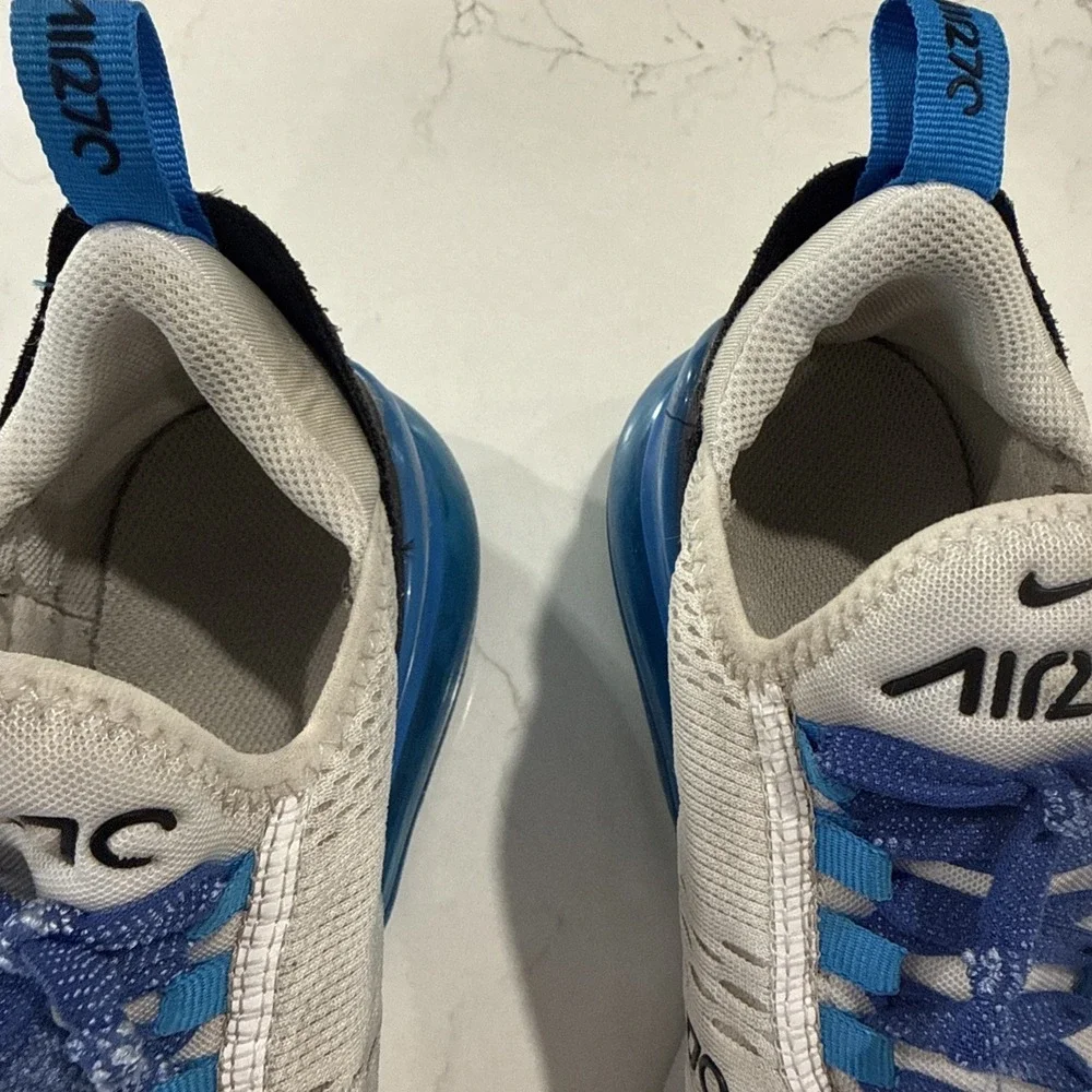 boys nike air max 270 size 6.5 No Tie Laces